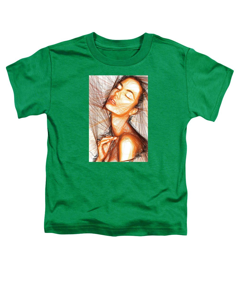 T-shirt pour tout-petits - Portrait de femme