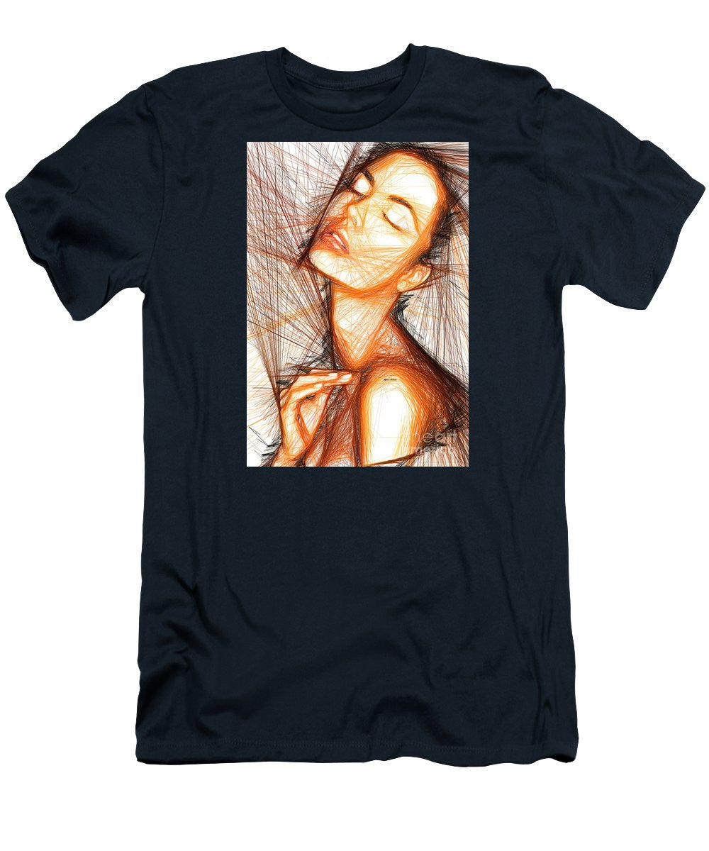 Men's T-Shirt (Slim Fit) - Female Portrait