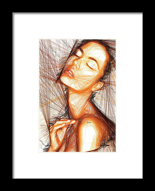 Framed Print - Female Portrait