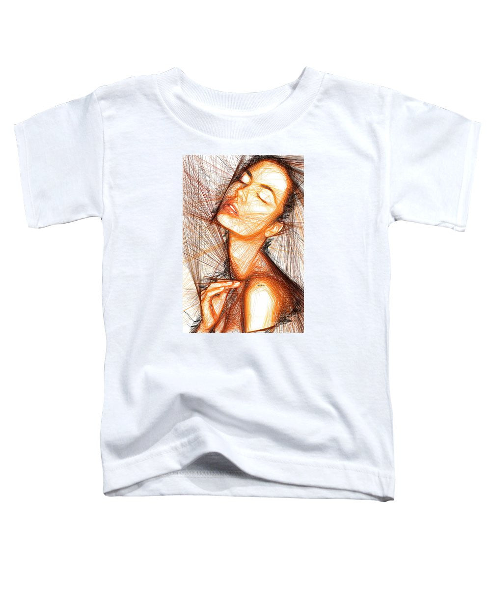 T-shirt pour tout-petits - Portrait de femme