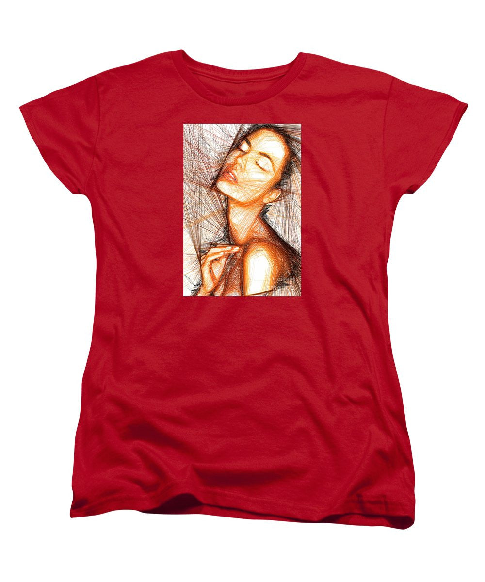 Women's T-Shirt (Standard Cut) - Female Portrait