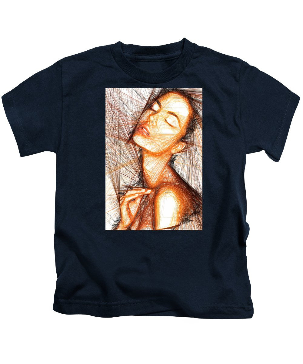 Kids T-Shirt - Female Portrait