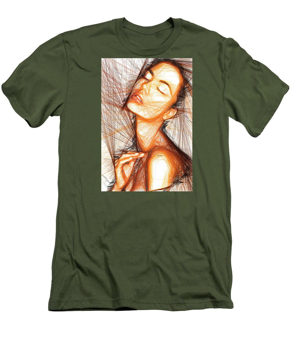 Men's T-Shirt (Slim Fit) - Female Portrait