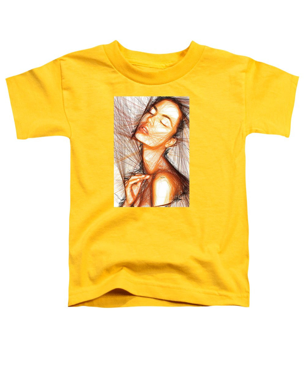 T-shirt pour tout-petits - Portrait de femme