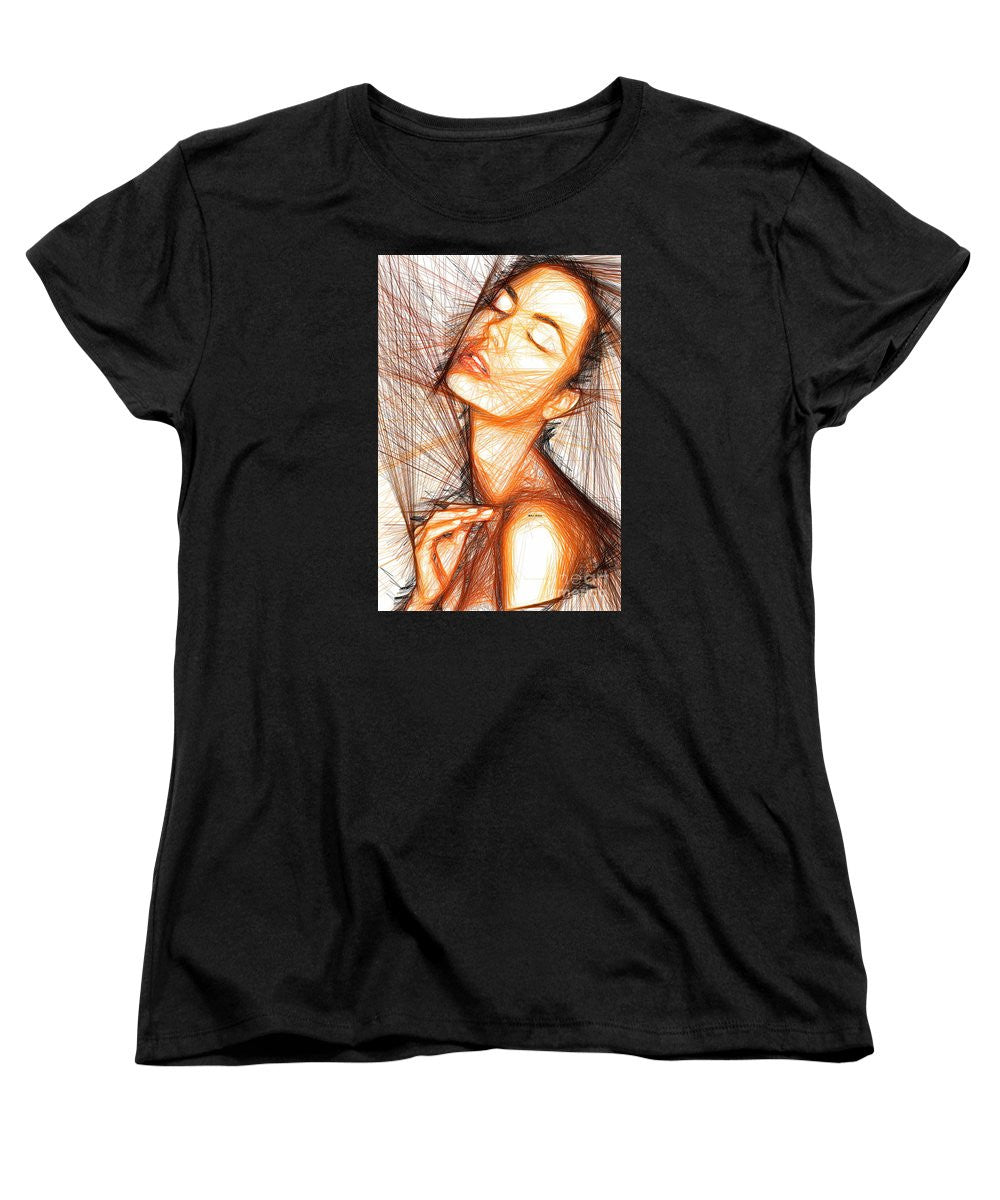 Women's T-Shirt (Standard Cut) - Female Portrait