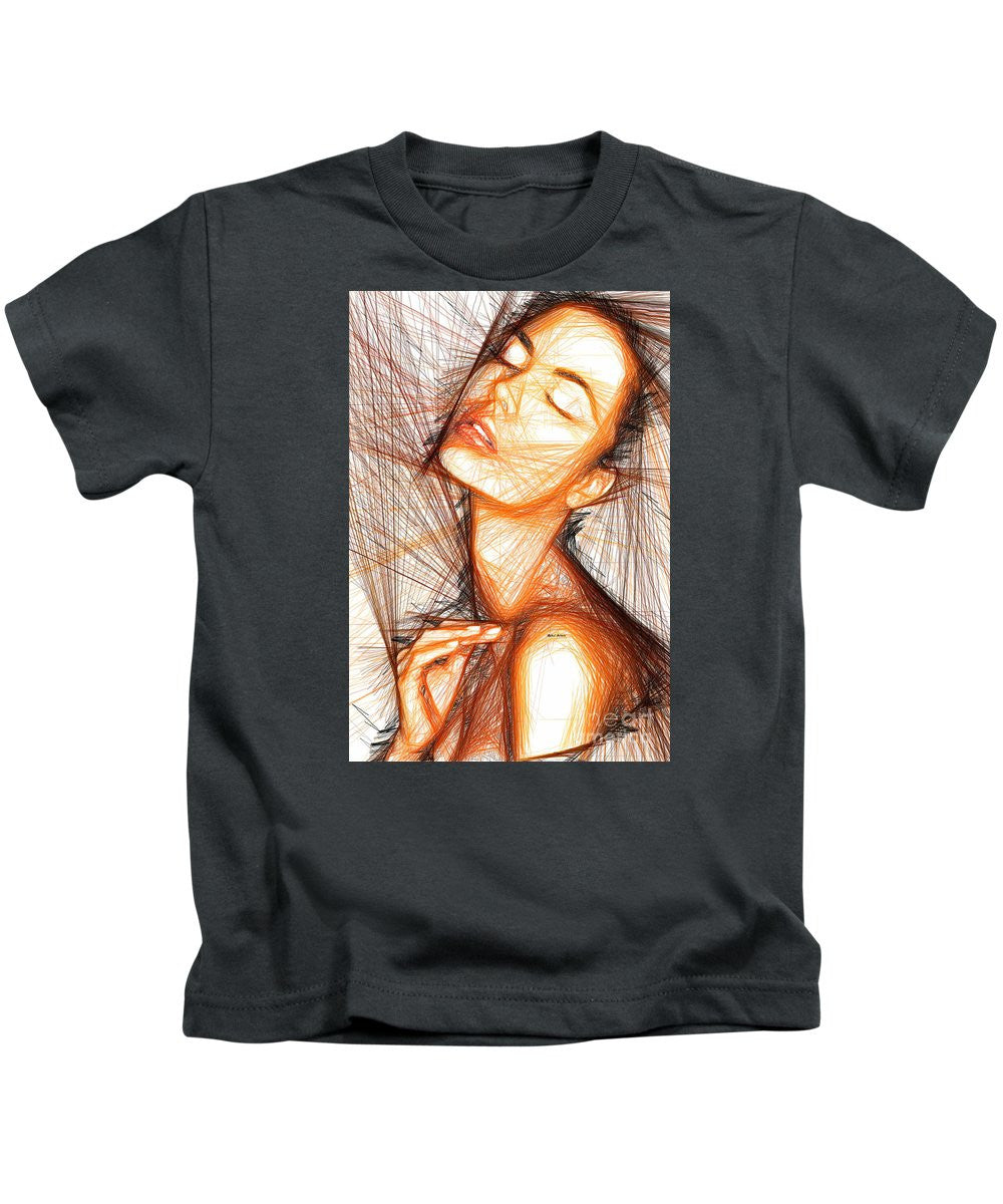 Kids T-Shirt - Female Portrait