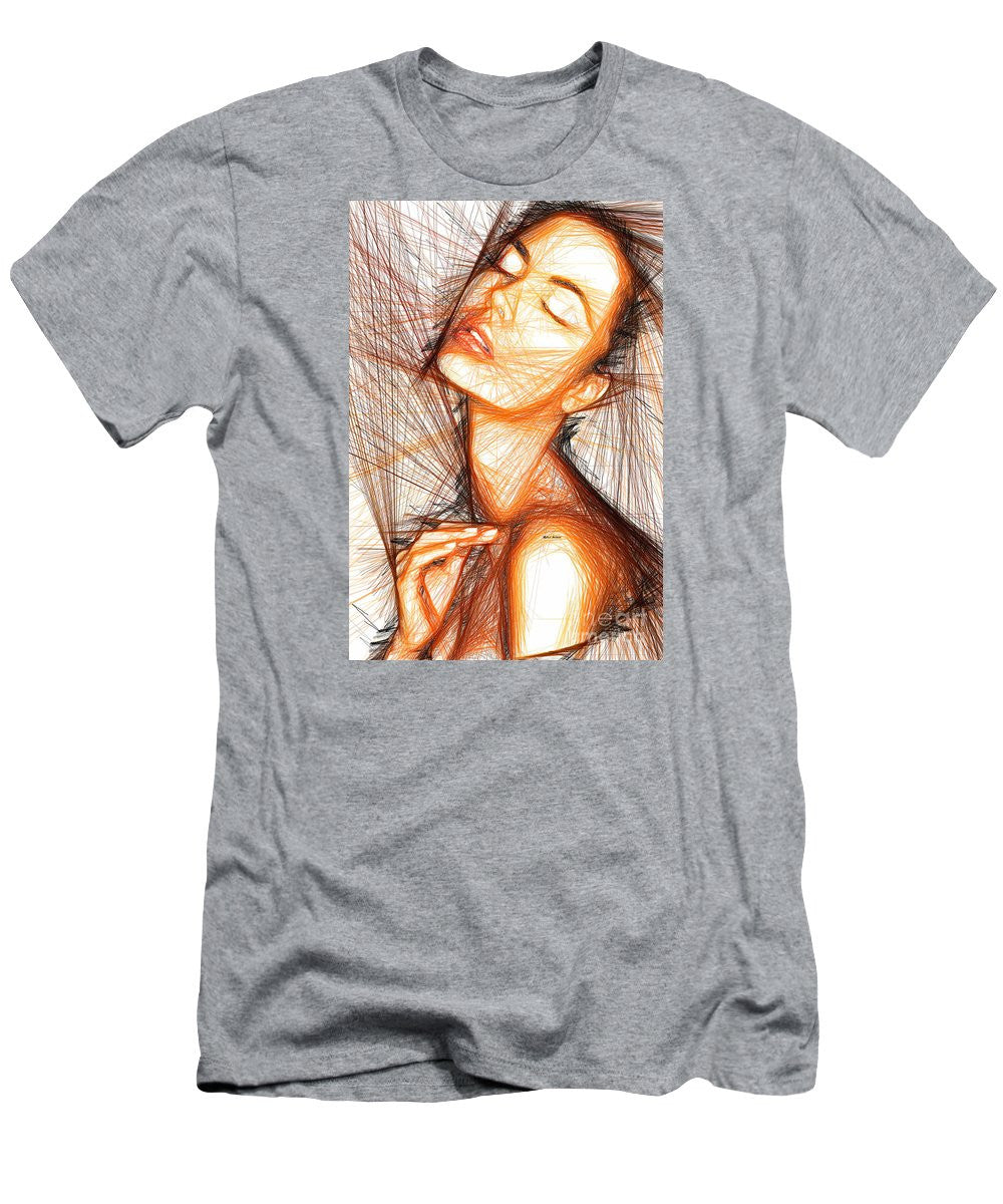 Men's T-Shirt (Slim Fit) - Female Portrait