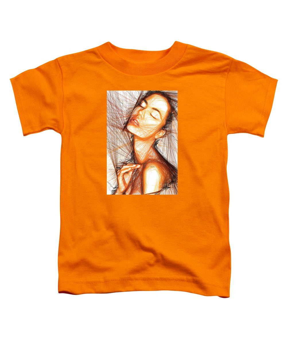 T-shirt pour tout-petits - Portrait de femme