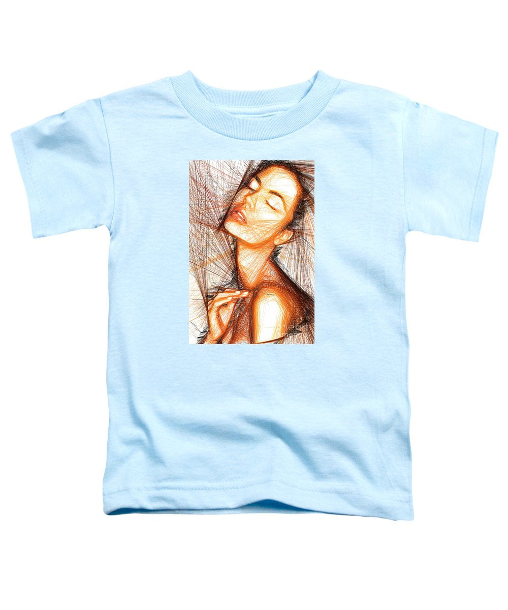 T-shirt pour tout-petits - Portrait de femme