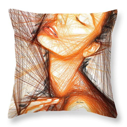 Throw Pillow - Female Portrait