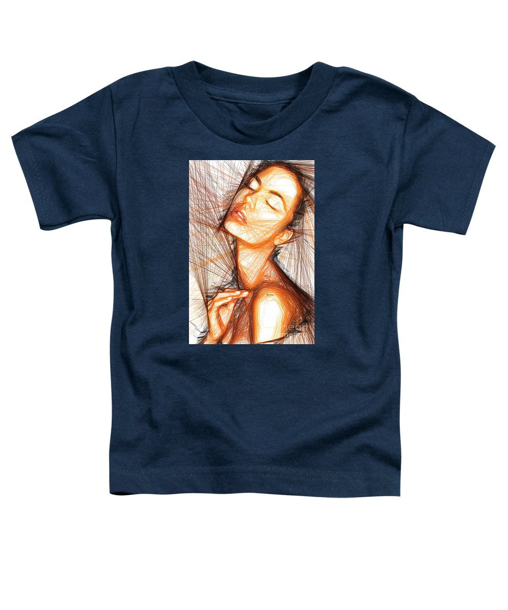 T-shirt pour tout-petits - Portrait de femme