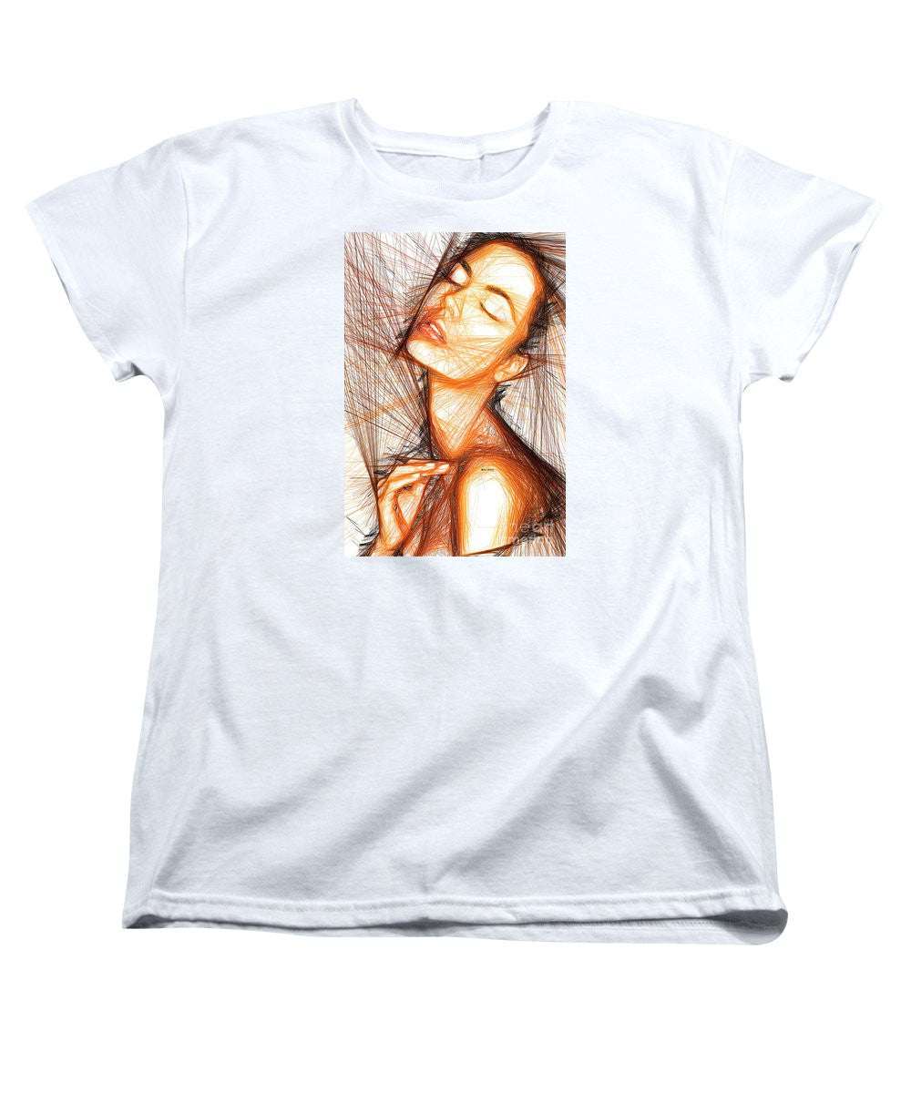 Women's T-Shirt (Standard Cut) - Female Portrait