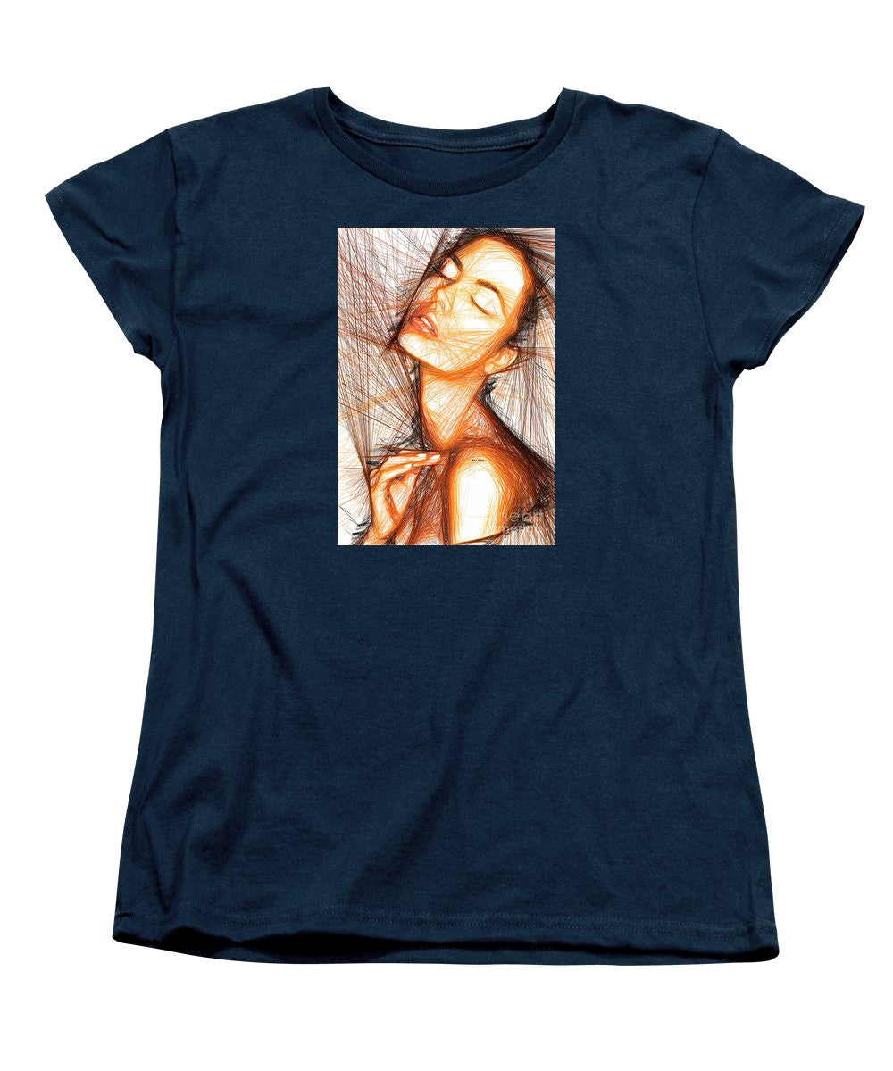 Women's T-Shirt (Standard Cut) - Female Portrait