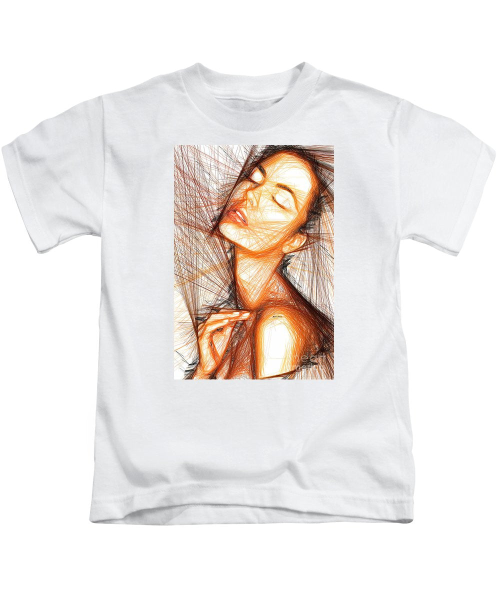 Kids T-Shirt - Female Portrait