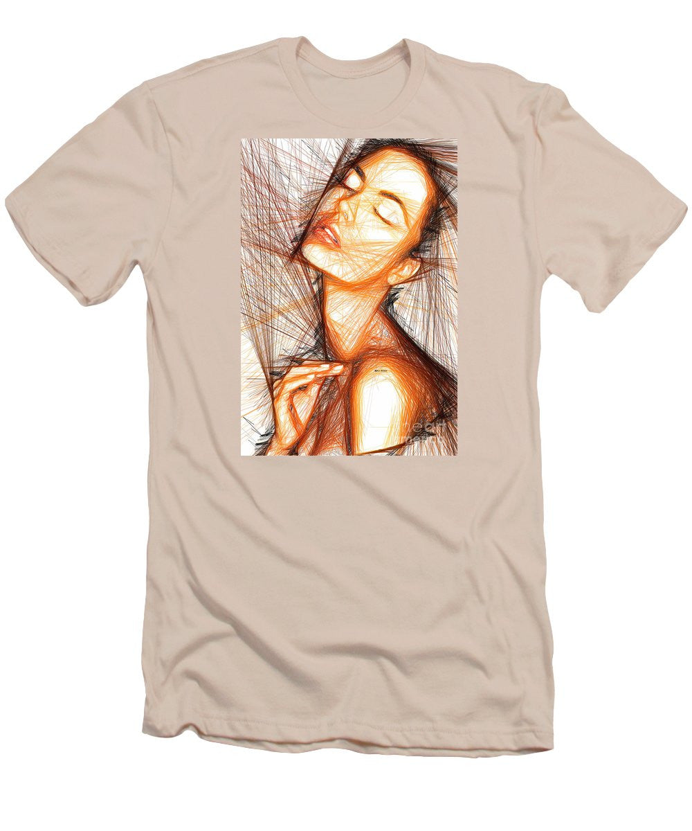 Men's T-Shirt (Slim Fit) - Female Portrait