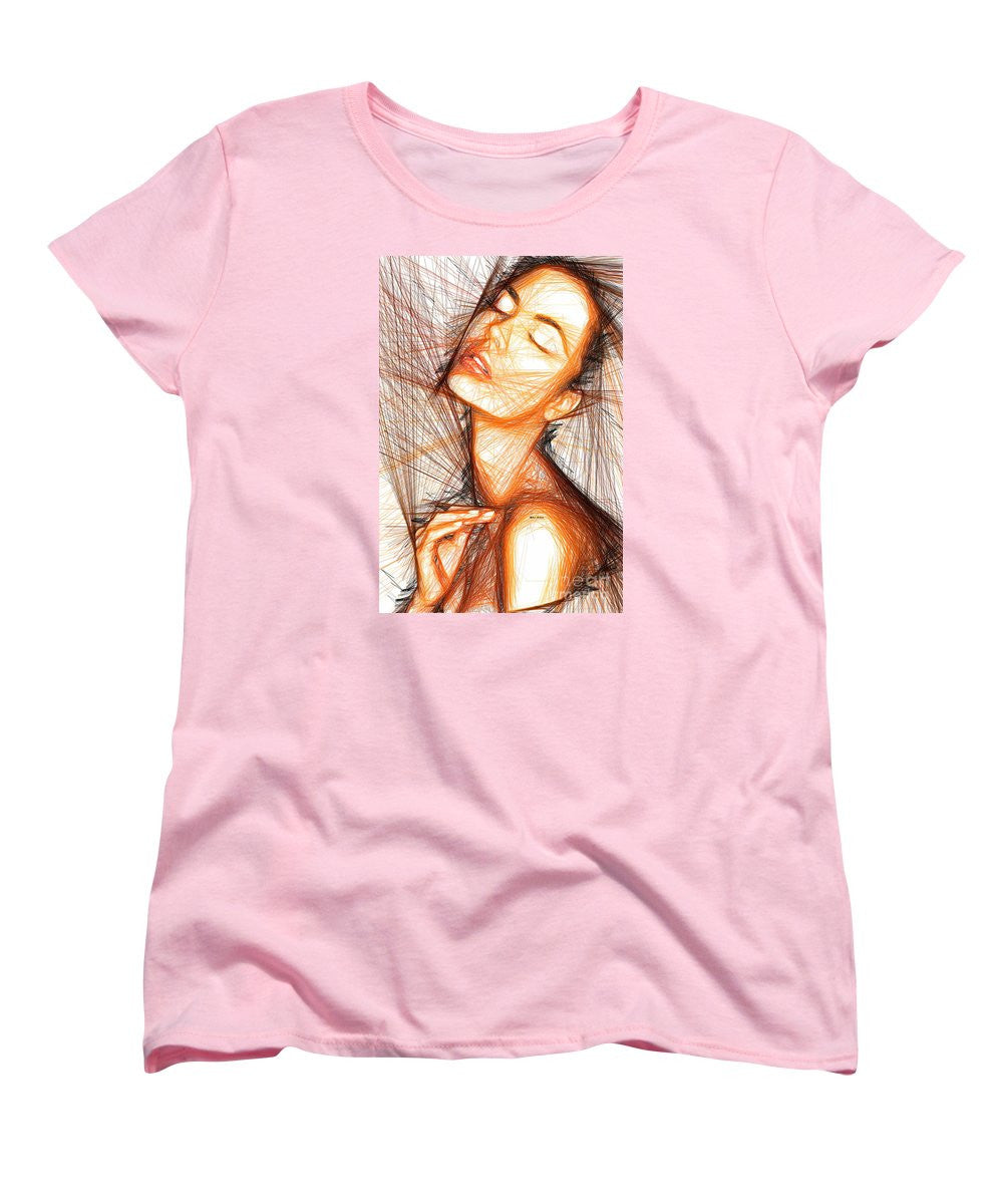 Women's T-Shirt (Standard Cut) - Female Portrait