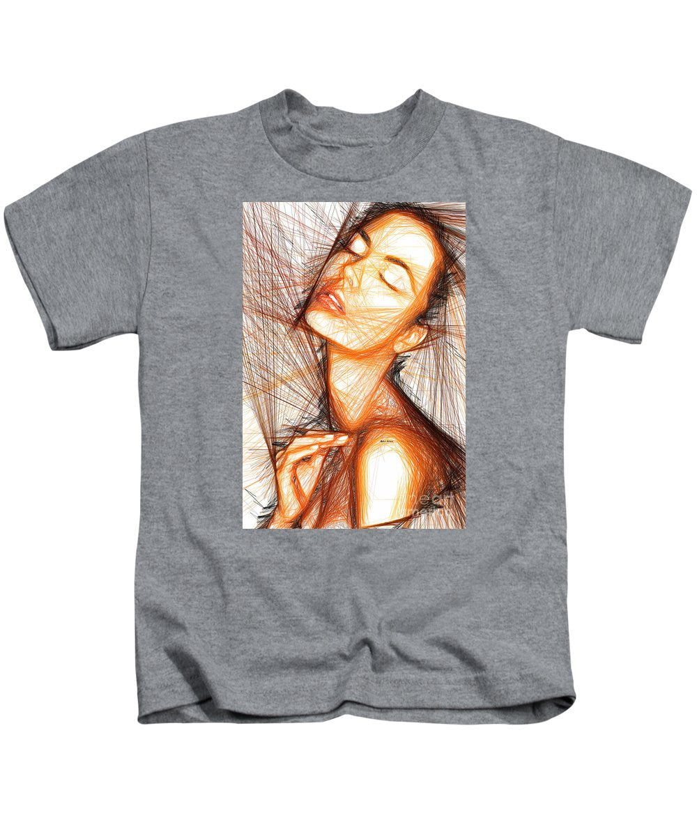 Kids T-Shirt - Female Portrait