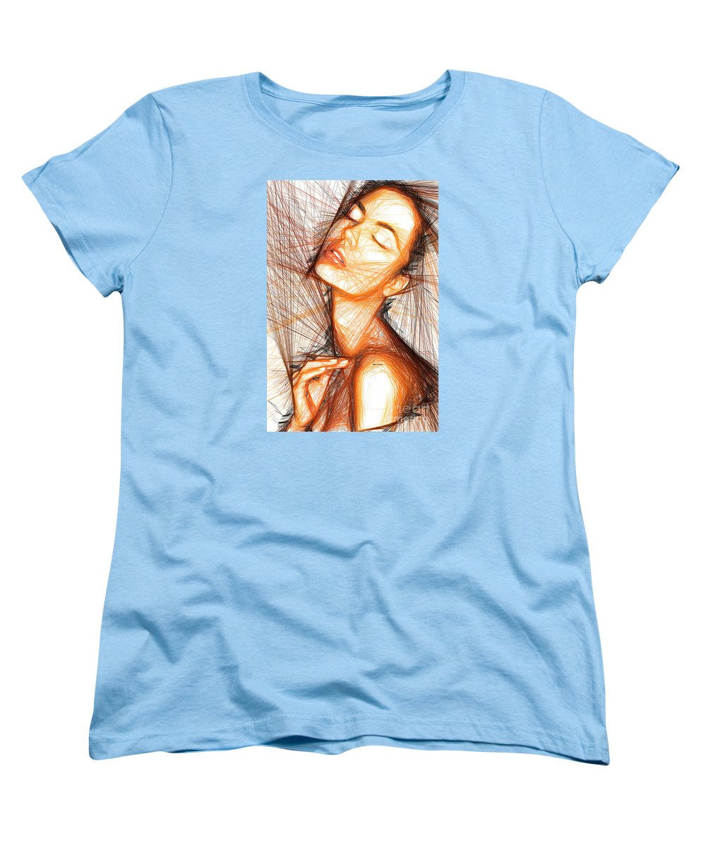 Women's T-Shirt (Standard Cut) - Female Portrait