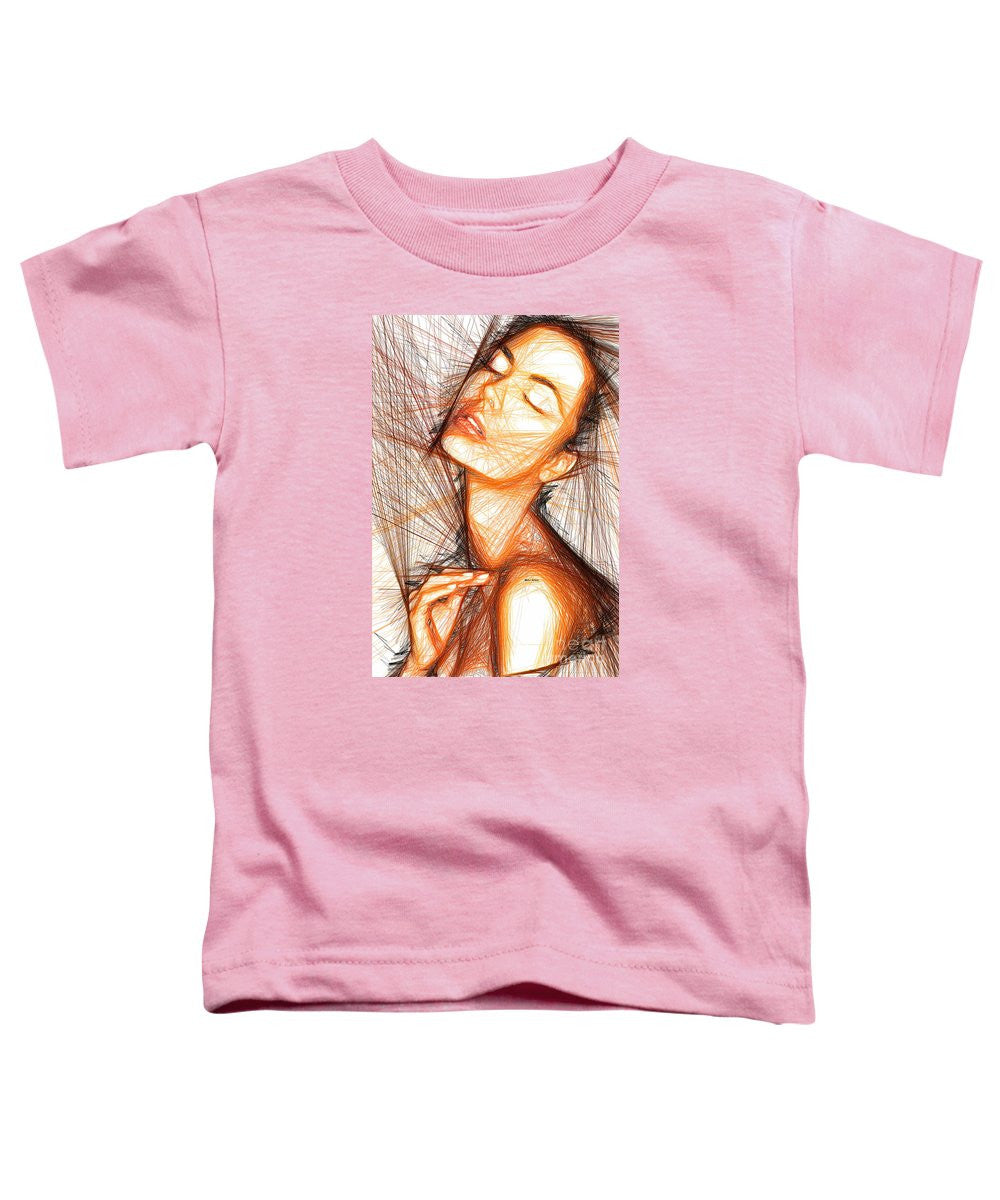 T-shirt pour tout-petits - Portrait de femme