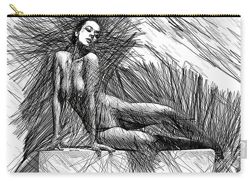 Carry-All Pouch - Female Pose For Studio Drawing 1447