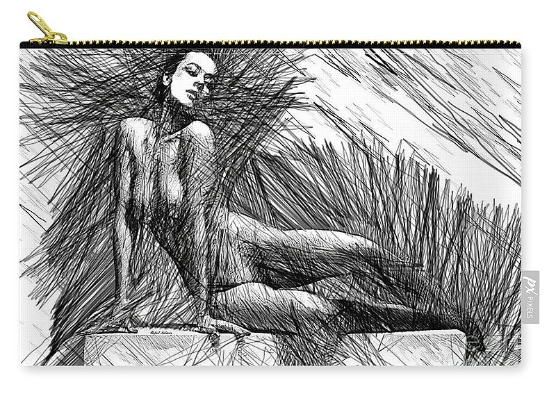 Carry-All Pouch - Female Pose For Studio Drawing 1447