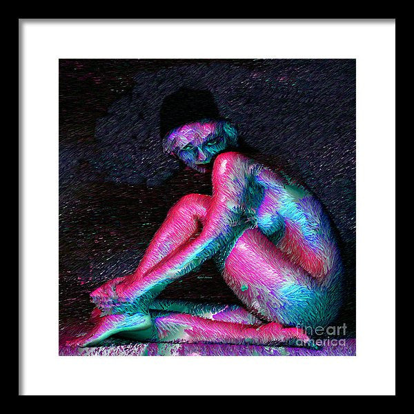 Framed Print - Female Posing