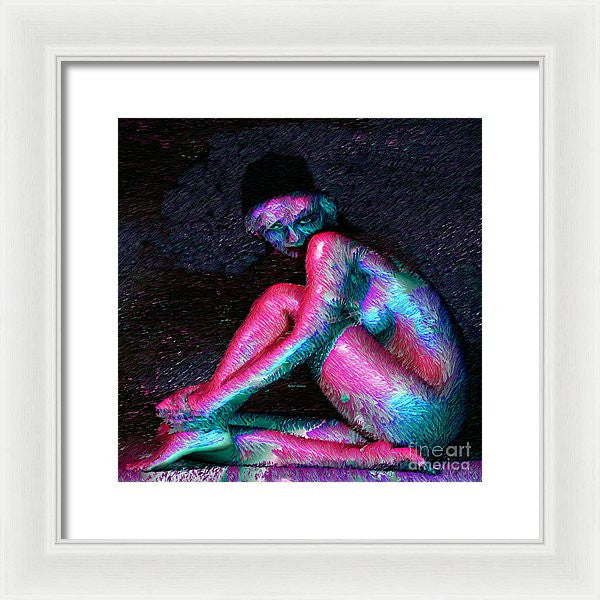 Framed Print - Female Posing