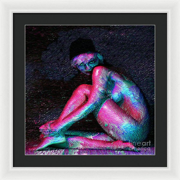 Framed Print - Female Posing