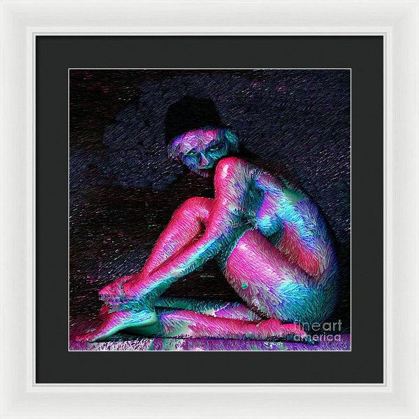 Framed Print - Female Posing