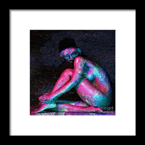 Framed Print - Female Posing