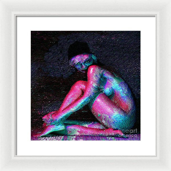 Framed Print - Female Posing