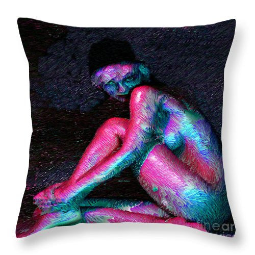 Coussin décoratif - Femme posant