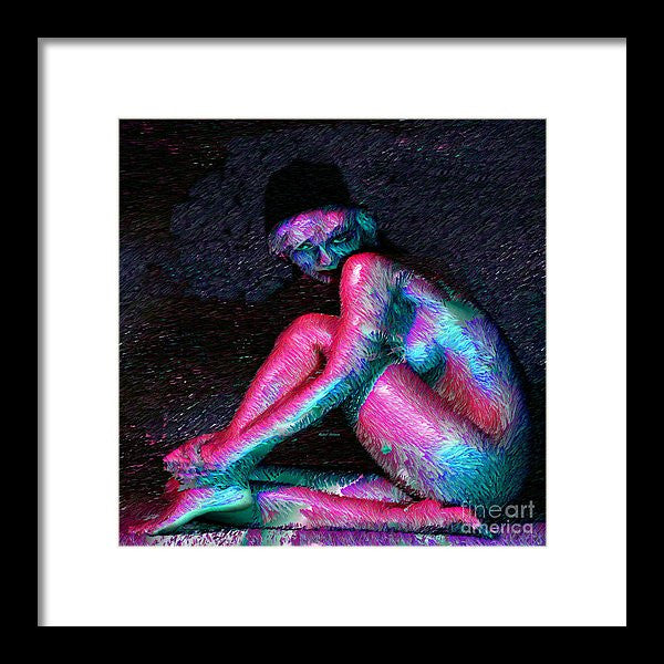 Framed Print - Female Posing