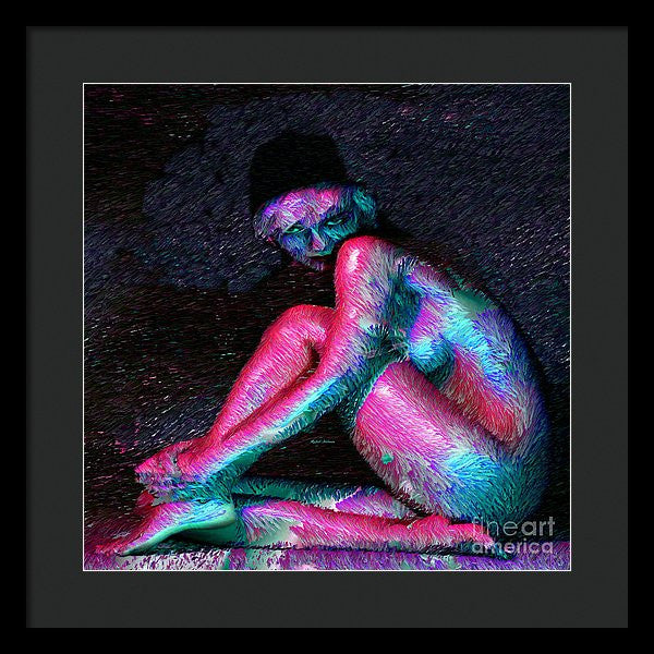 Framed Print - Female Posing