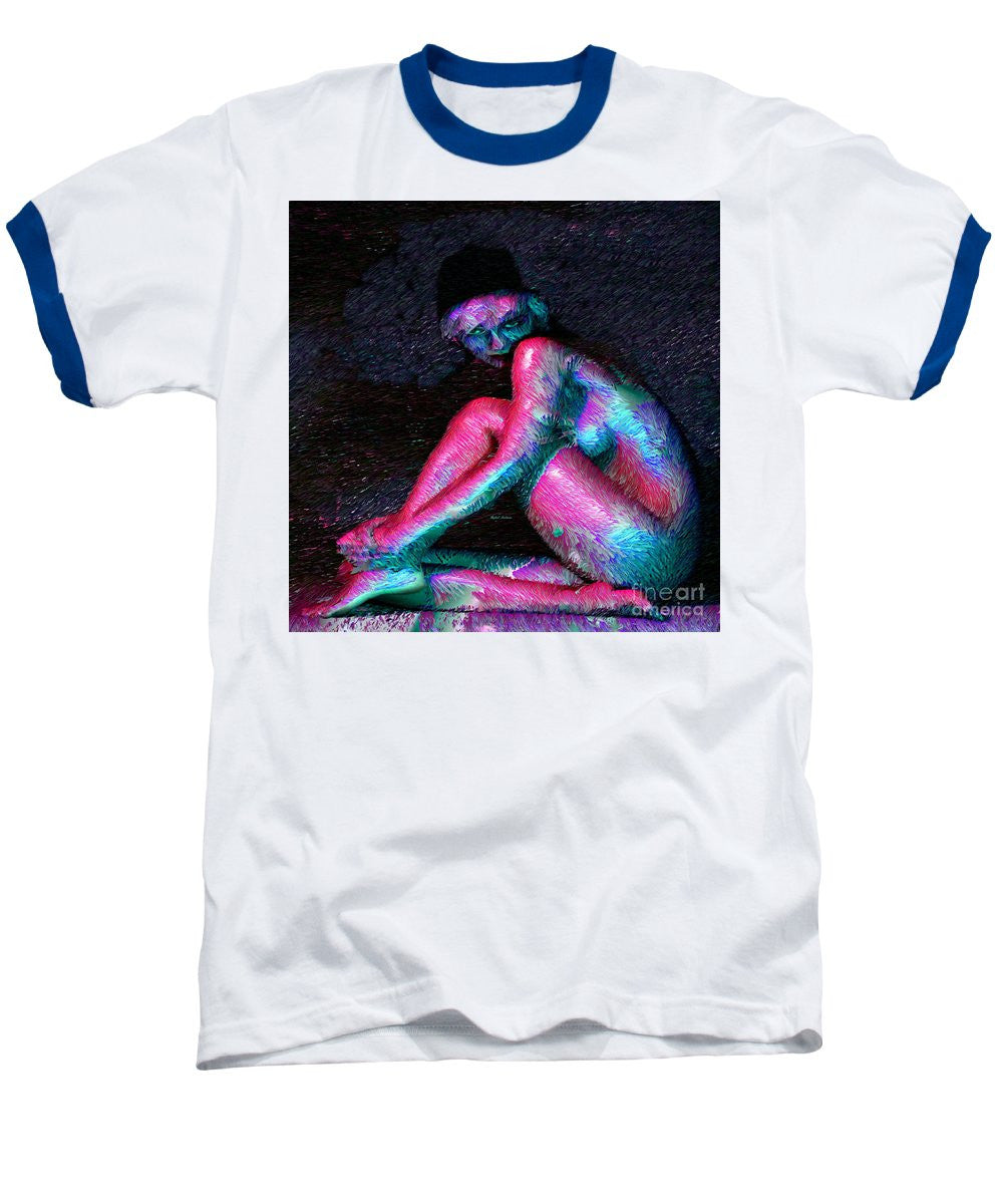 Baseball T-Shirt - Female Posing