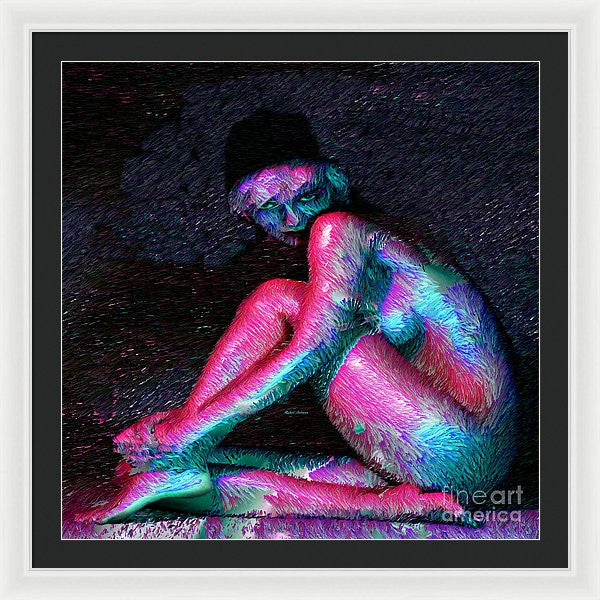 Framed Print - Female Posing