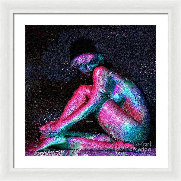 Framed Print - Female Posing