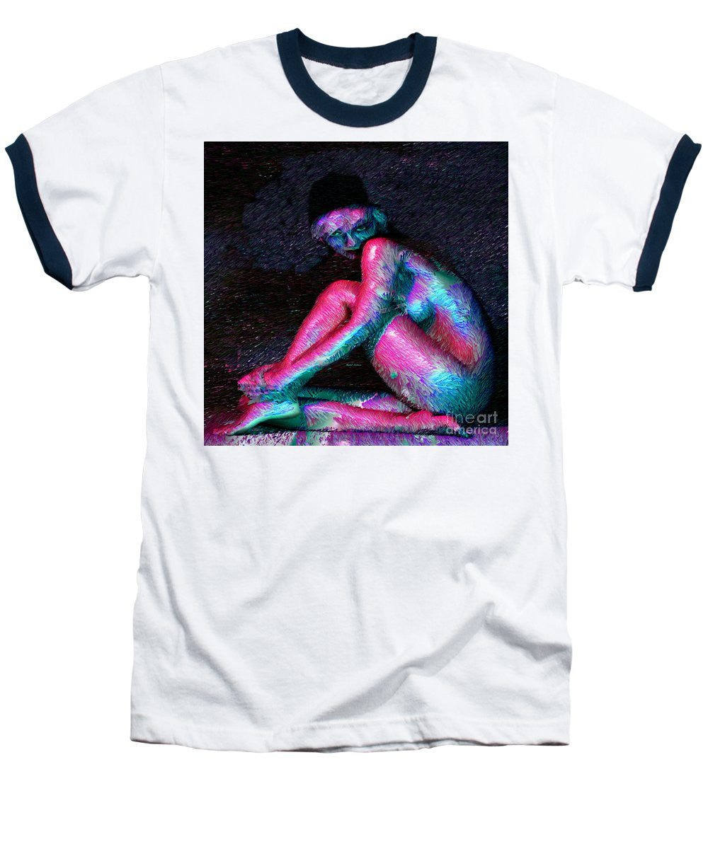 Baseball T-Shirt - Female Posing