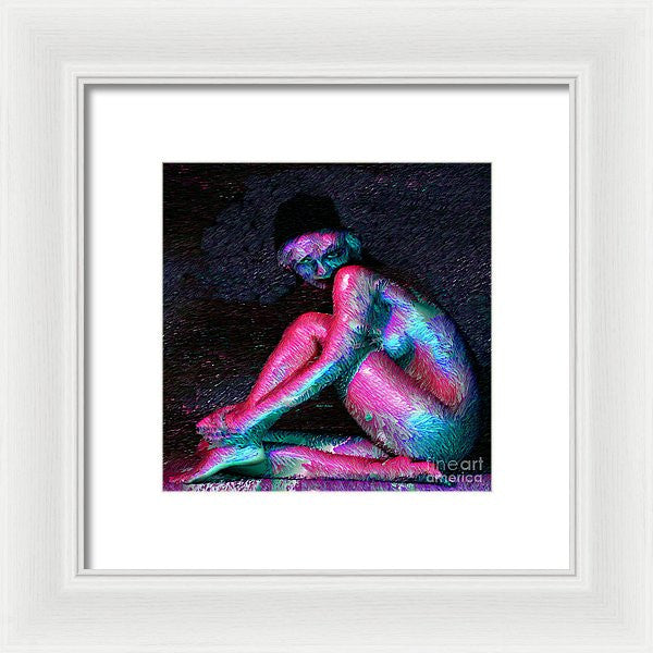 Framed Print - Female Posing