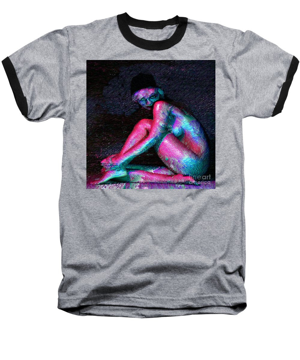 Baseball T-Shirt - Female Posing