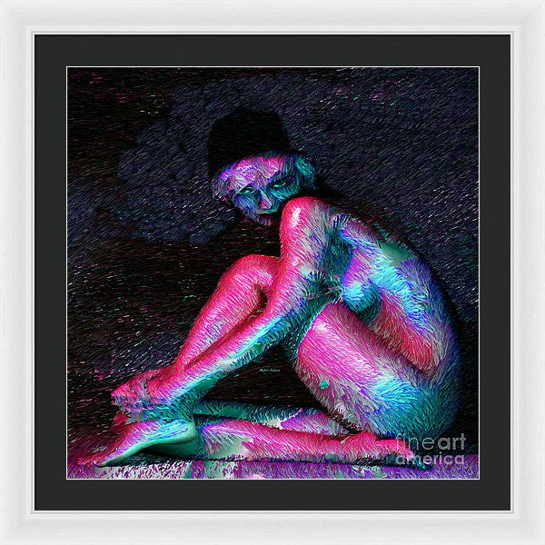 Framed Print - Female Posing