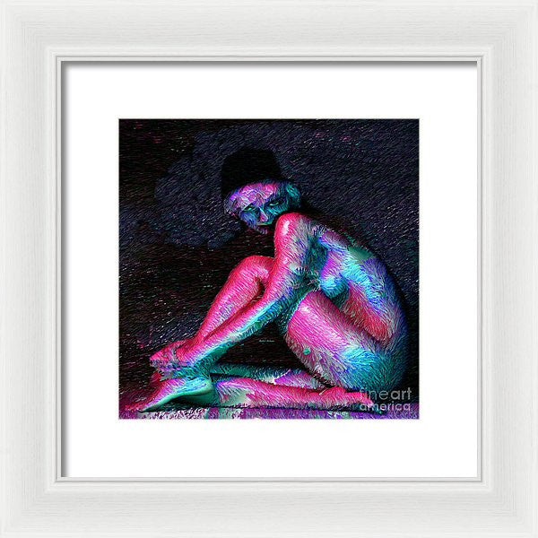 Framed Print - Female Posing