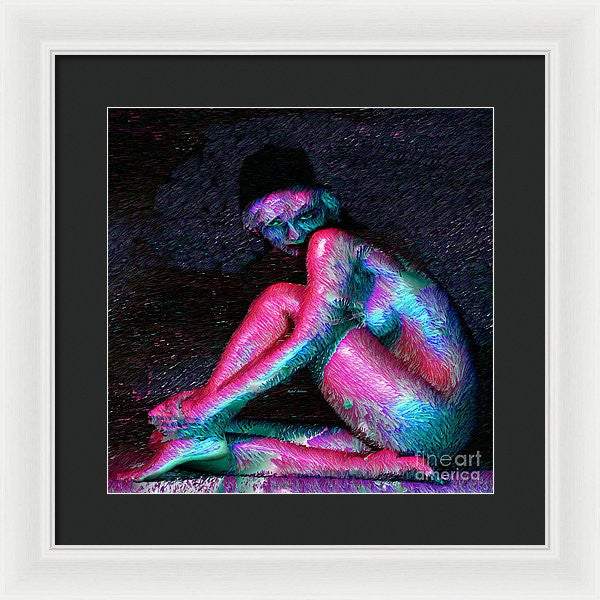 Framed Print - Female Posing