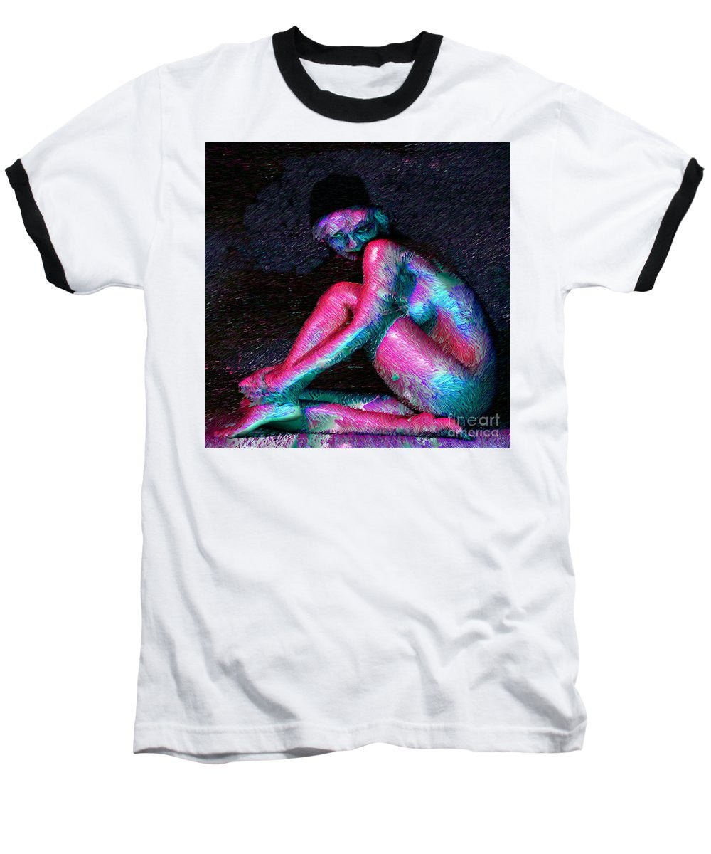 Baseball T-Shirt - Female Posing