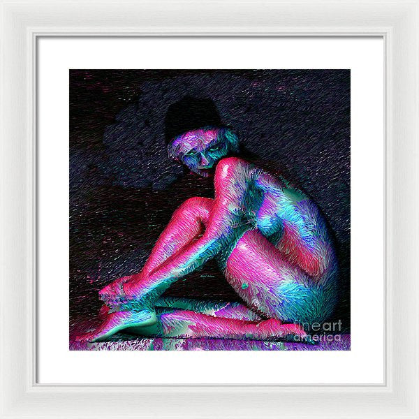 Framed Print - Female Posing