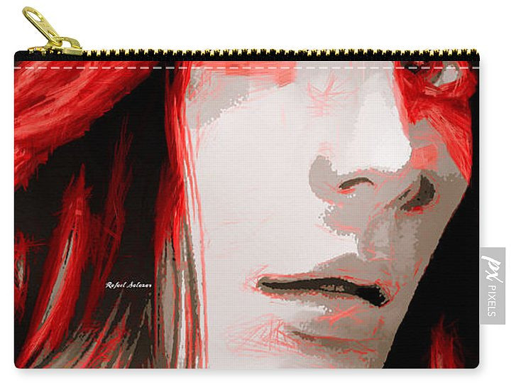 Carry-All Pouch - Female Sketch In Red