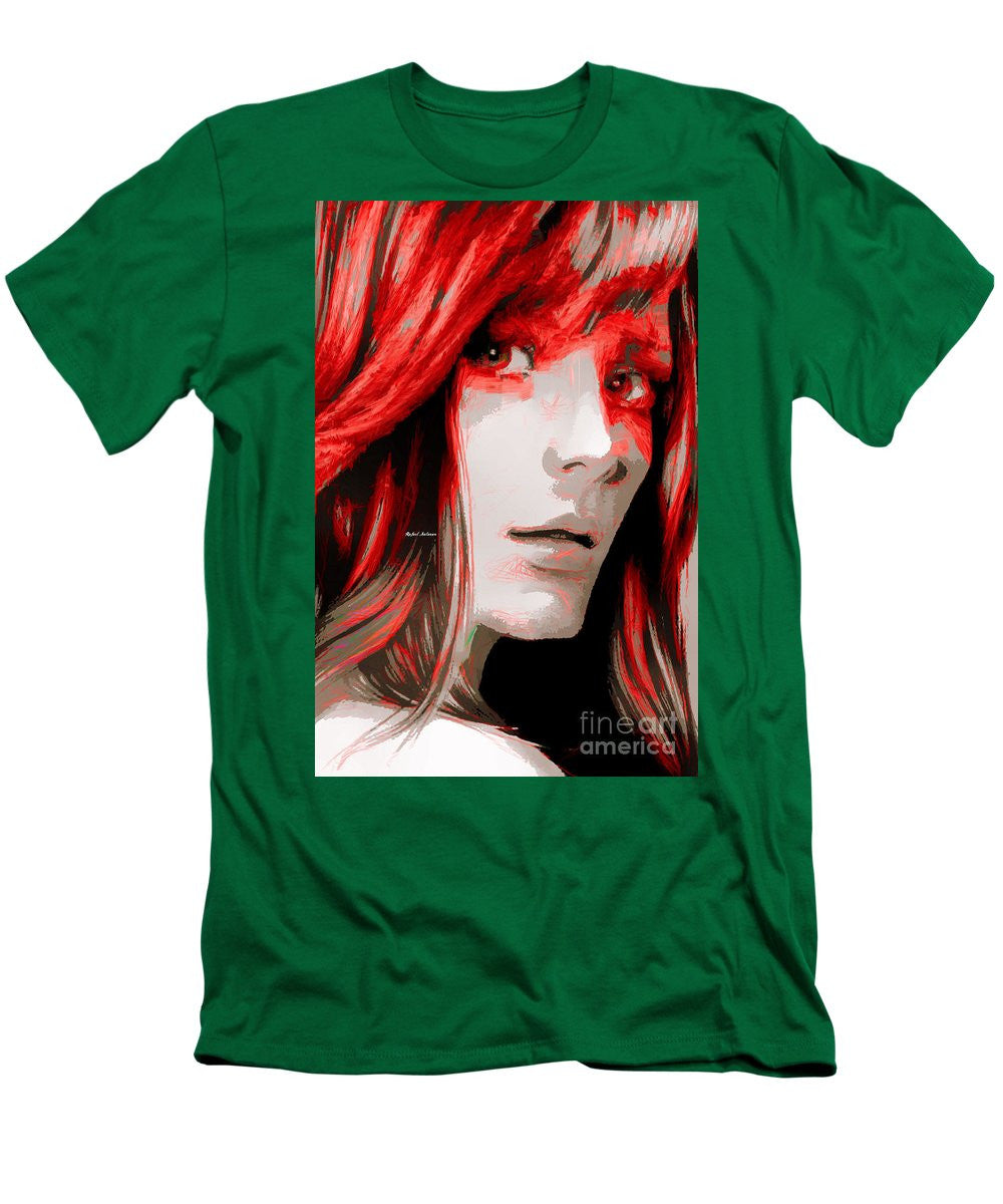 Men's T-Shirt (Slim Fit) - Female Sketch In Red