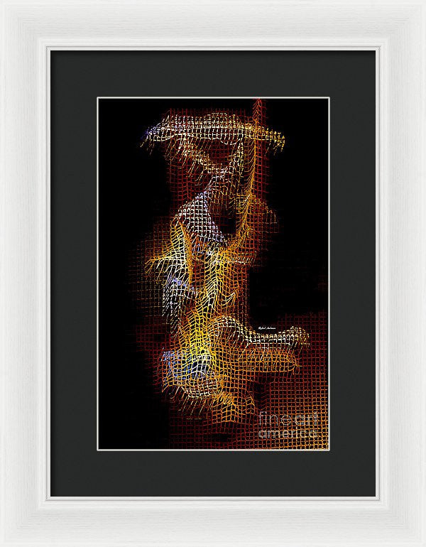 Framed Print - Fisherman