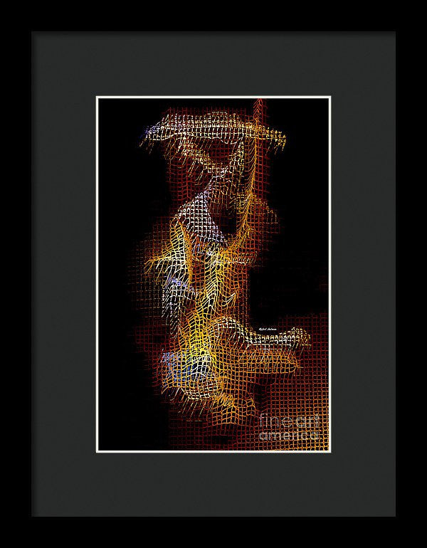 Framed Print - Fisherman