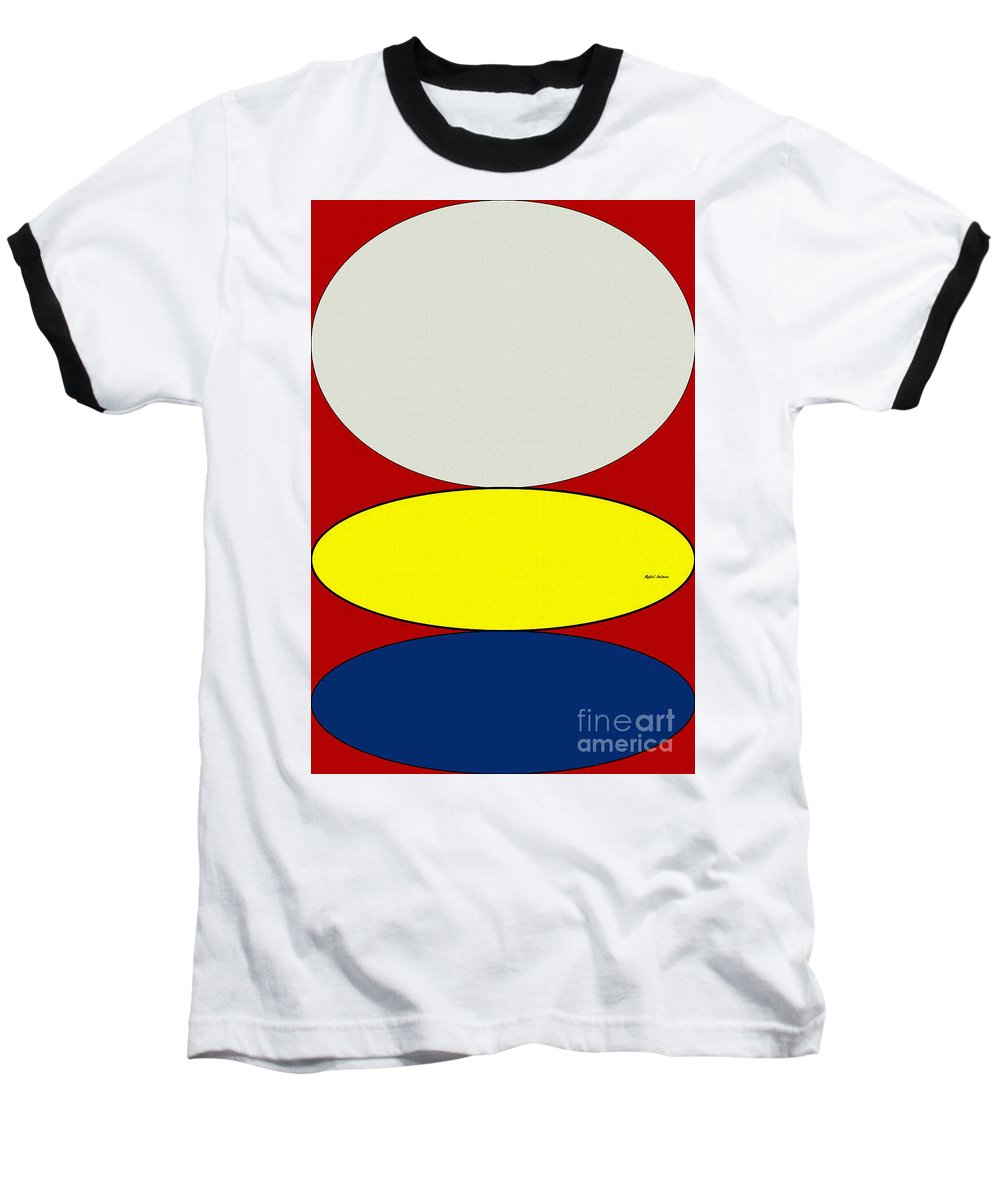 Floating Circles - Baseball T-Shirt